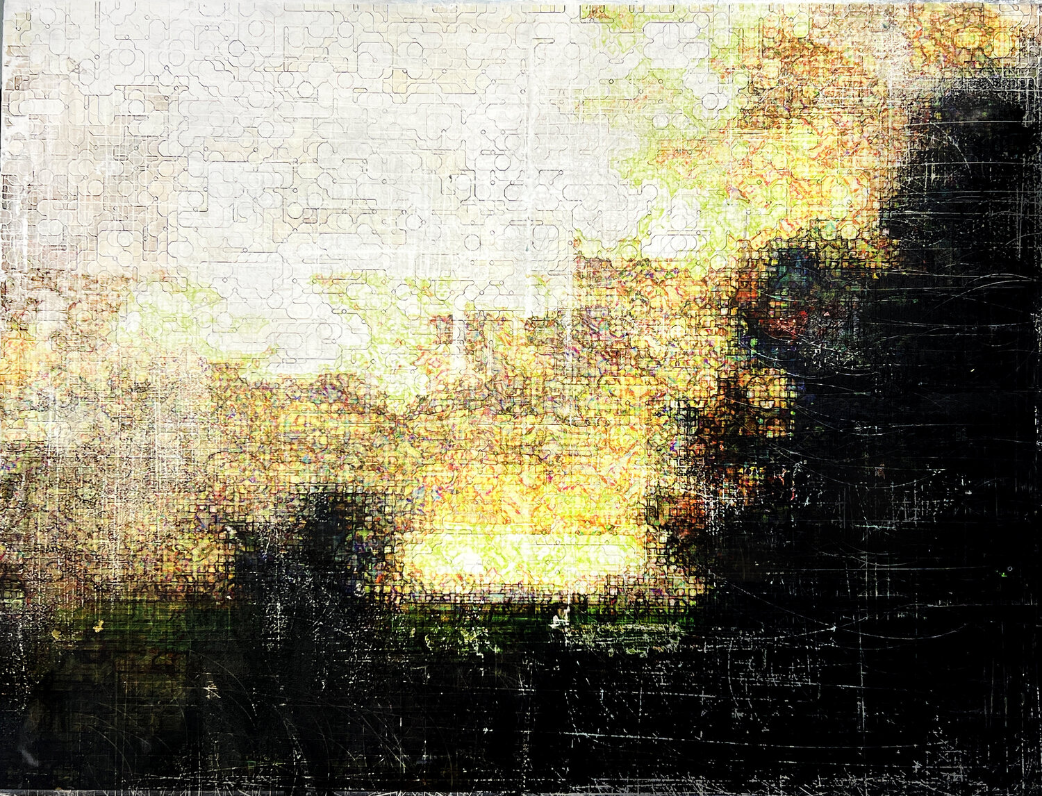 Fragments Of Autumn Robert Tillberg Original painting for sale