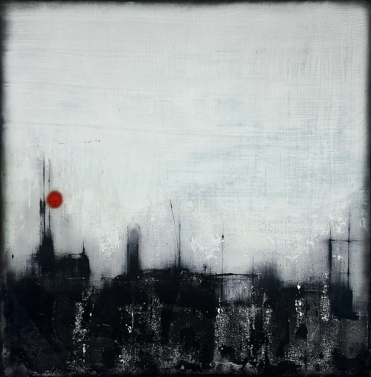 Falling Sun Robert Tillberg Original painting for sale