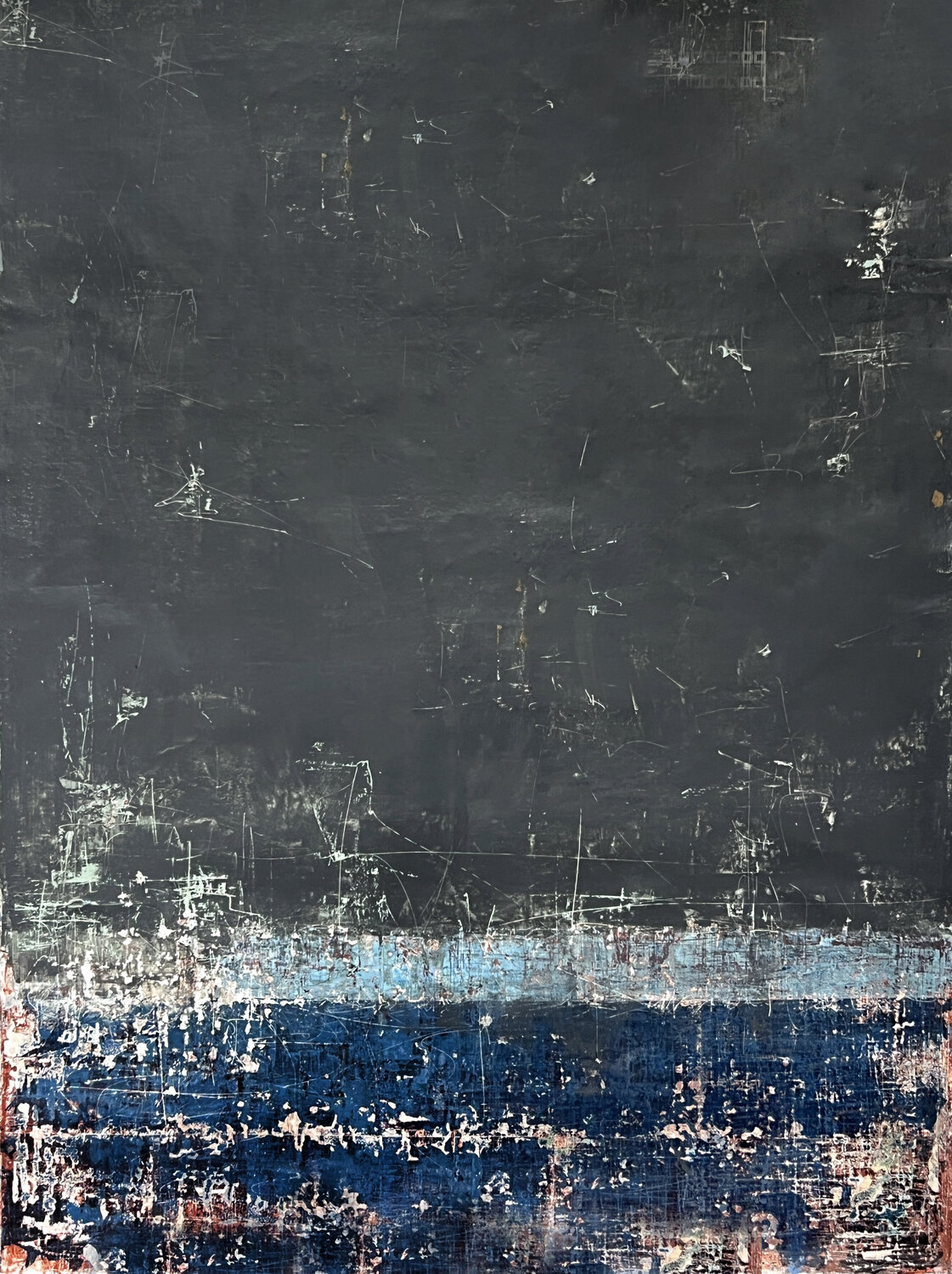 Caution To The Night Robert Tillberg Original painting for sale