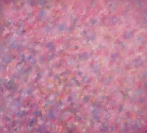Pink Mood by Junija (Yuna) Galejeva, Painting for Sale on Select