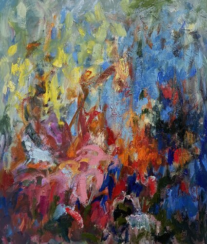 Spring Garden by Junija (Yuna) Galejeva, Painting for Sale on Select