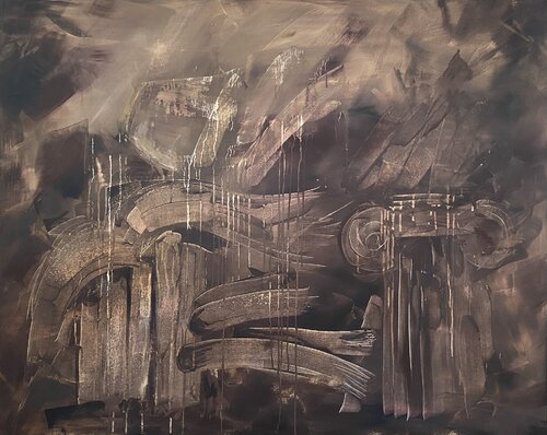 Reflections on Ancient History by Junija (Yuna) Galejeva, Painting for Sale on Select