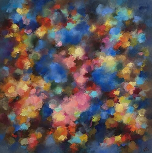 Summer Jazz 2 by Junija (Yuna) Galejeva, Painting for Sale on Select