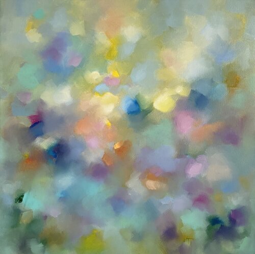 Feeling of Spring Soundscape by Junija (Yuna) Galejeva, Painting for Sale on Select