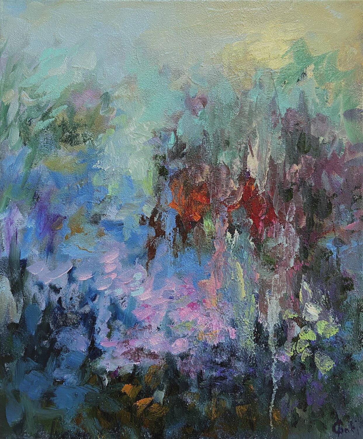 Spring Swamp Junija (Yuna) Galejeva Original painting for sale