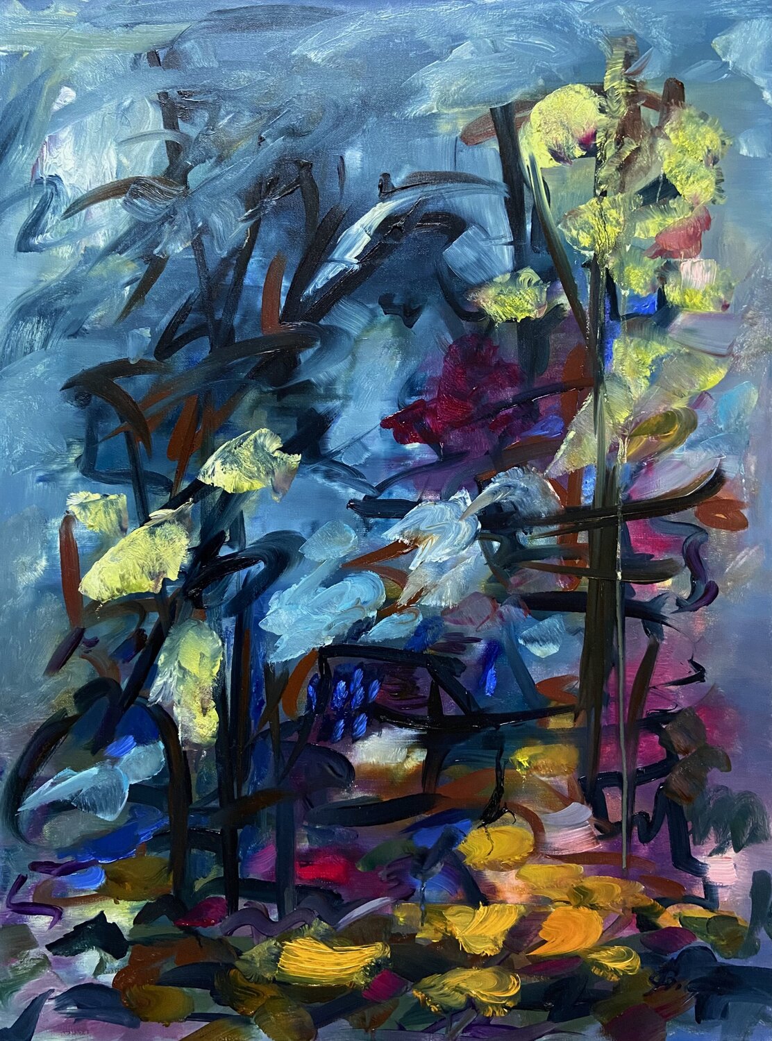 Autumn Sketch Junija (Yuna) Galejeva Original painting for sale