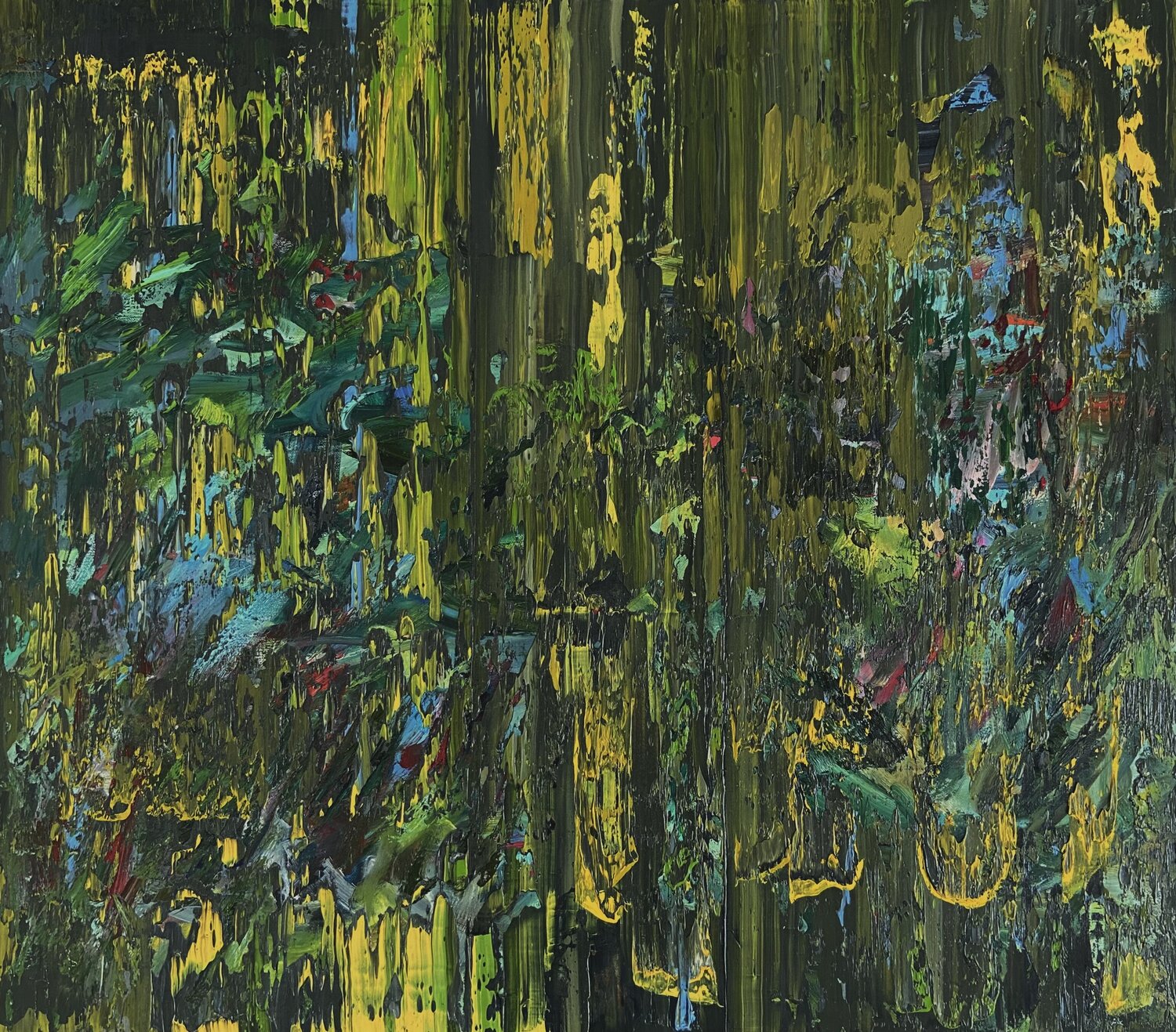Green Junija (Yuna) Galejeva Original painting for sale