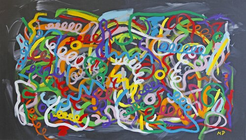 Abstraktes Gemälde by michael pfannschmidt, Painting for Sale on Select