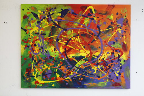 Abstraktes Gemälde by michael pfannschmidt, Painting for Sale on Select