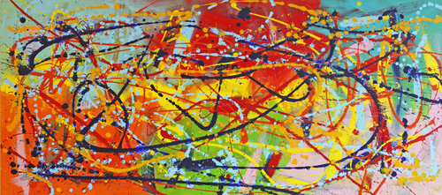 Abstraktes Gemälde by michael pfannschmidt, Painting for Sale on Select