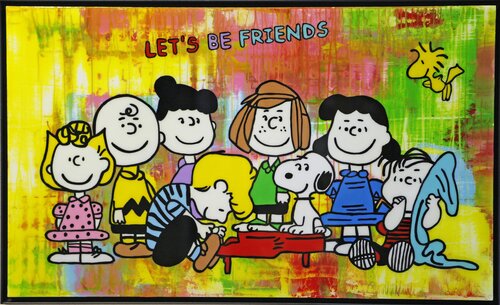 LET'S BE FRIENDS by michael pfannschmidt, Painting for Sale on Select