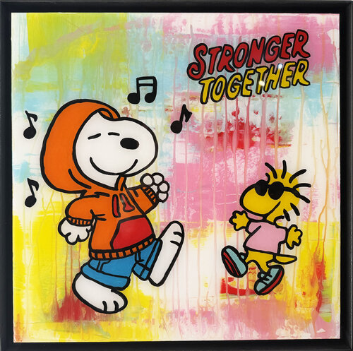 Snoopy, STRONGER TOGETHER by michael pfannschmidt, Painting for Sale on Select