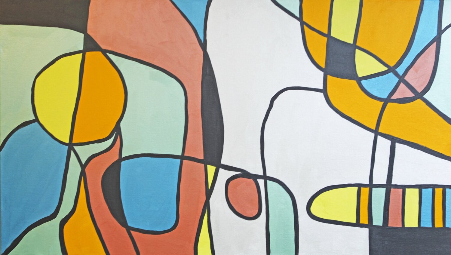 Abstraktes Gemälde michael pfannschmidt Original painting for sale