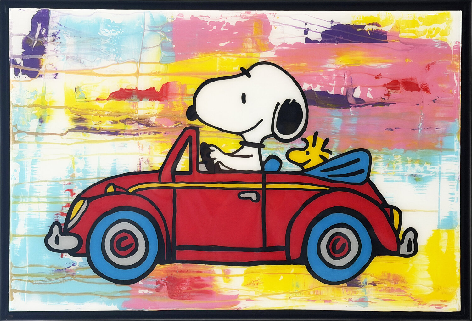 Snoopy, HEROES, Popart, Streetart, Abstractart, Acrylicpainting, Resinart michael pfannschmidt Original painting for sale