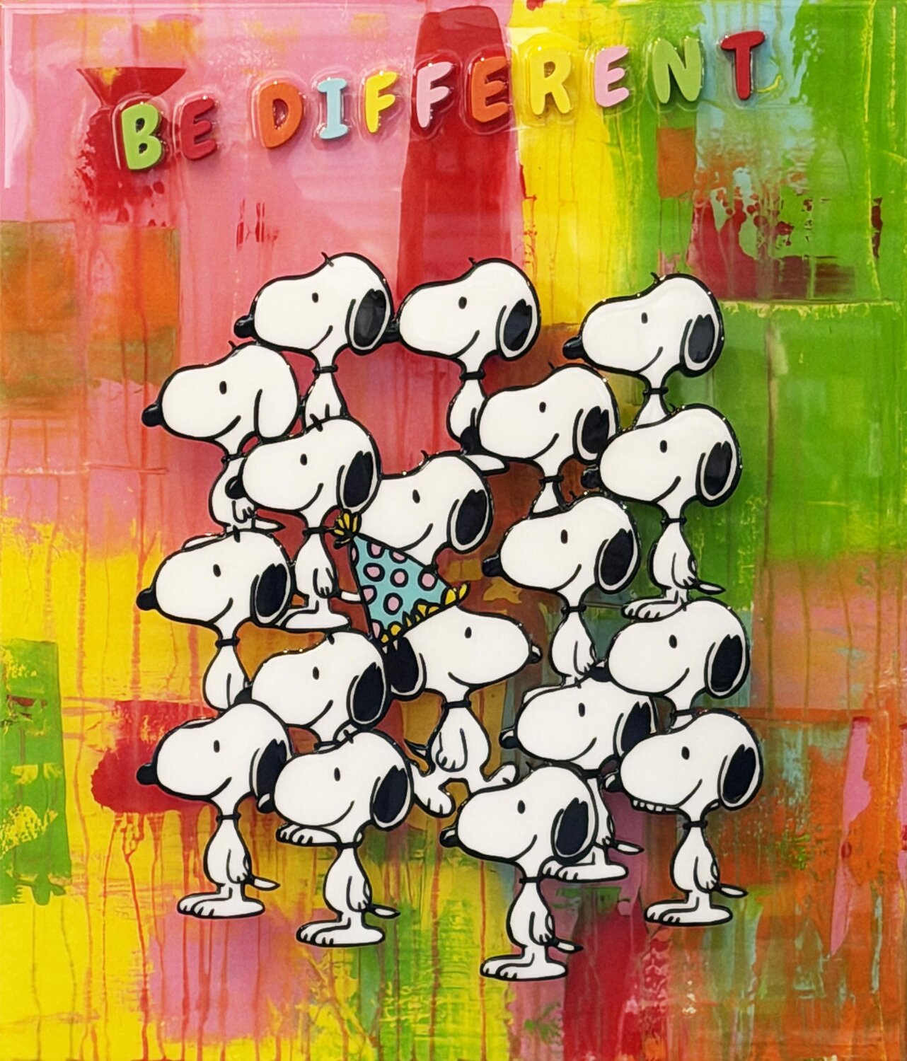 BE DIFFERENT michael pfannschmidt Original painting for sale
