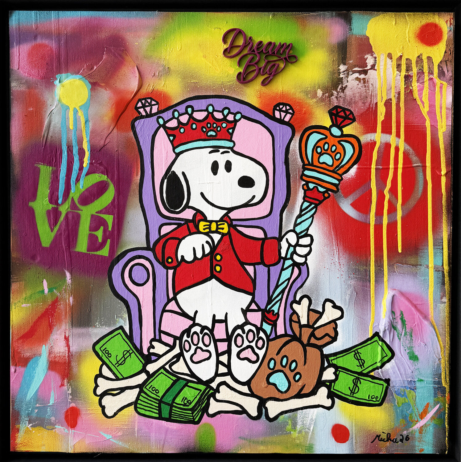 DREAM BIG michael pfannschmidt Original painting for sale