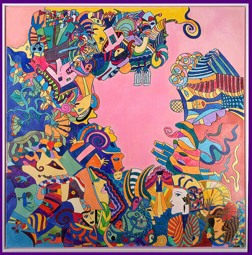 The Four 1 by Sabine Schoen, Painting for Sale on Select