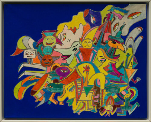 The Four mid 2 by Sabine Schoen, Painting for Sale on Select