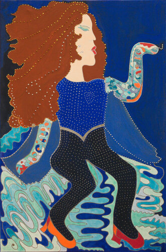 Starchild three by Sabine Schoen, Painting for Sale on Select
