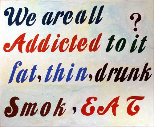 Addicted von Sabine Schoen, Malerei kaufen auf Select