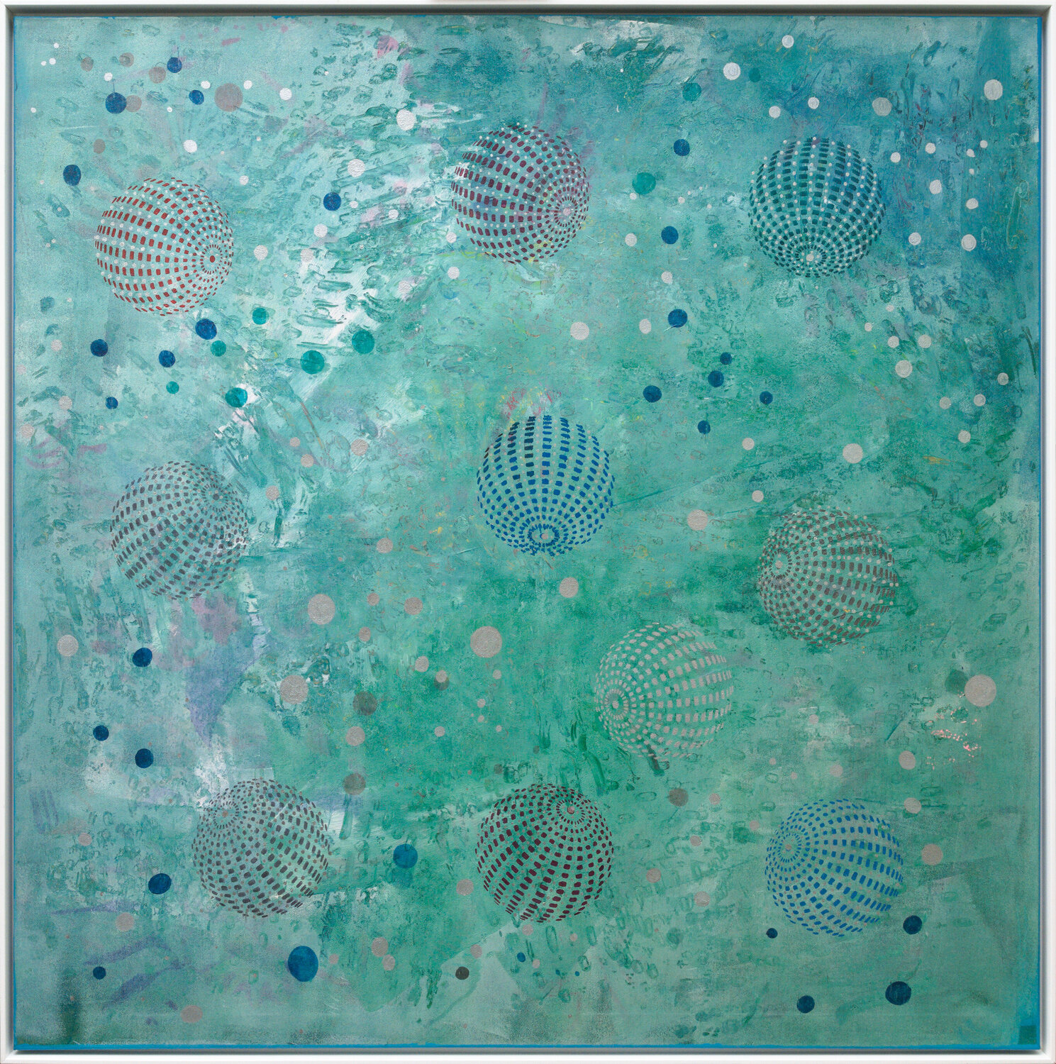 under Water Sabine Schoen Original painting for sale