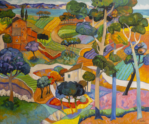 Scorcio sulla baia by Stefano Puleo, Painting for Sale on Select