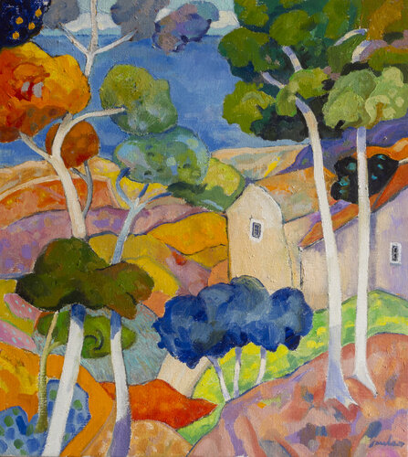 Vecchio granaio by Stefano Puleo, Painting for Sale on Select