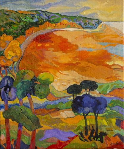 Bassa marea alla Baia di Fundy by Stefano Puleo, Painting for Sale on Select