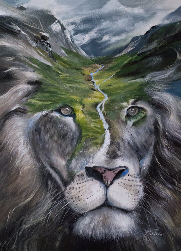 RIVER OF LIFE by Tetiana Tiplova, Painting for Sale on Select