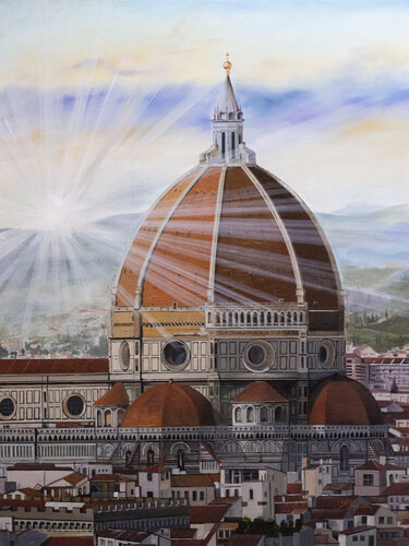 Firenze.Santa Maria del Fiore by Tetiana Tiplova, Painting for Sale on Select