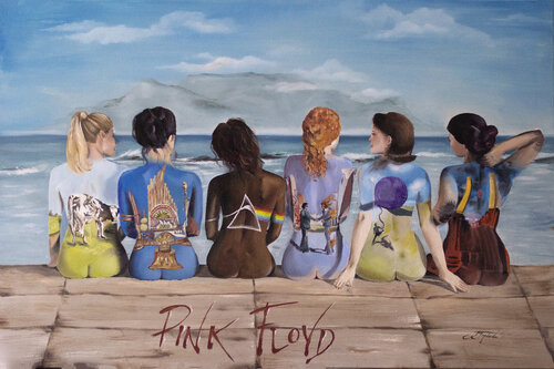PINK FLOYD. MUSIC BAND by Tetiana Tiplova, Painting for Sale on Select