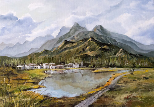 HOPE VALLY by Tetiana Tiplova, Painting for Sale on Select