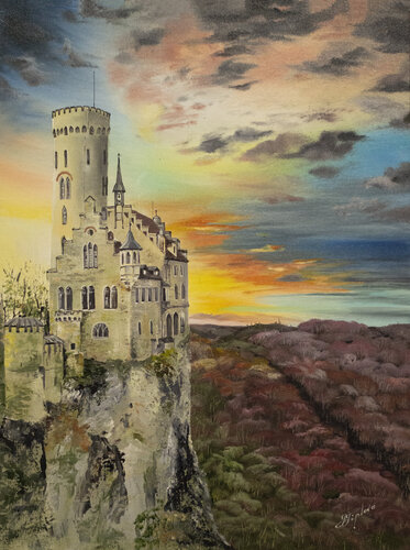 LICHTENSTEIN. VADUZ. by Tetiana Tiplova, Painting for Sale on Select