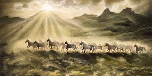 FREE SPIRIT by Tetiana Tiplova, Painting for Sale on Select