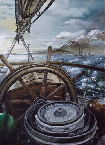 TREASURE ISLAND by Tetiana Tiplova, Painting for Sale on Select