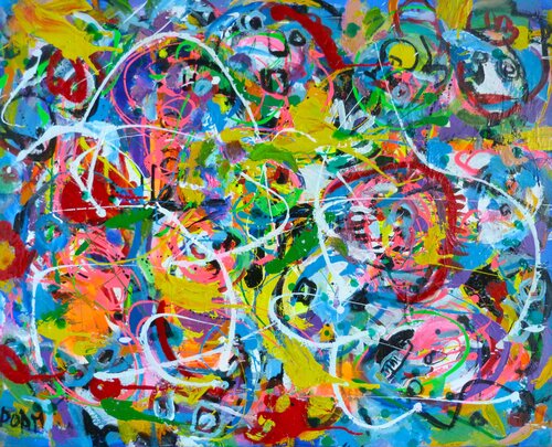 Transe joyeuse by DOAM, Painting for Sale on Select