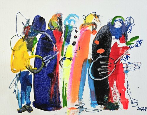 La couleur des sons by DOAM, Painting for Sale on Select