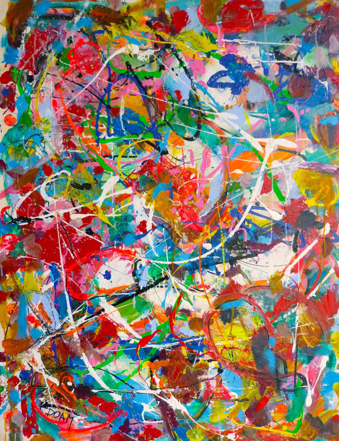 Effacer le gris de la vie! DOAM Original painting for sale
