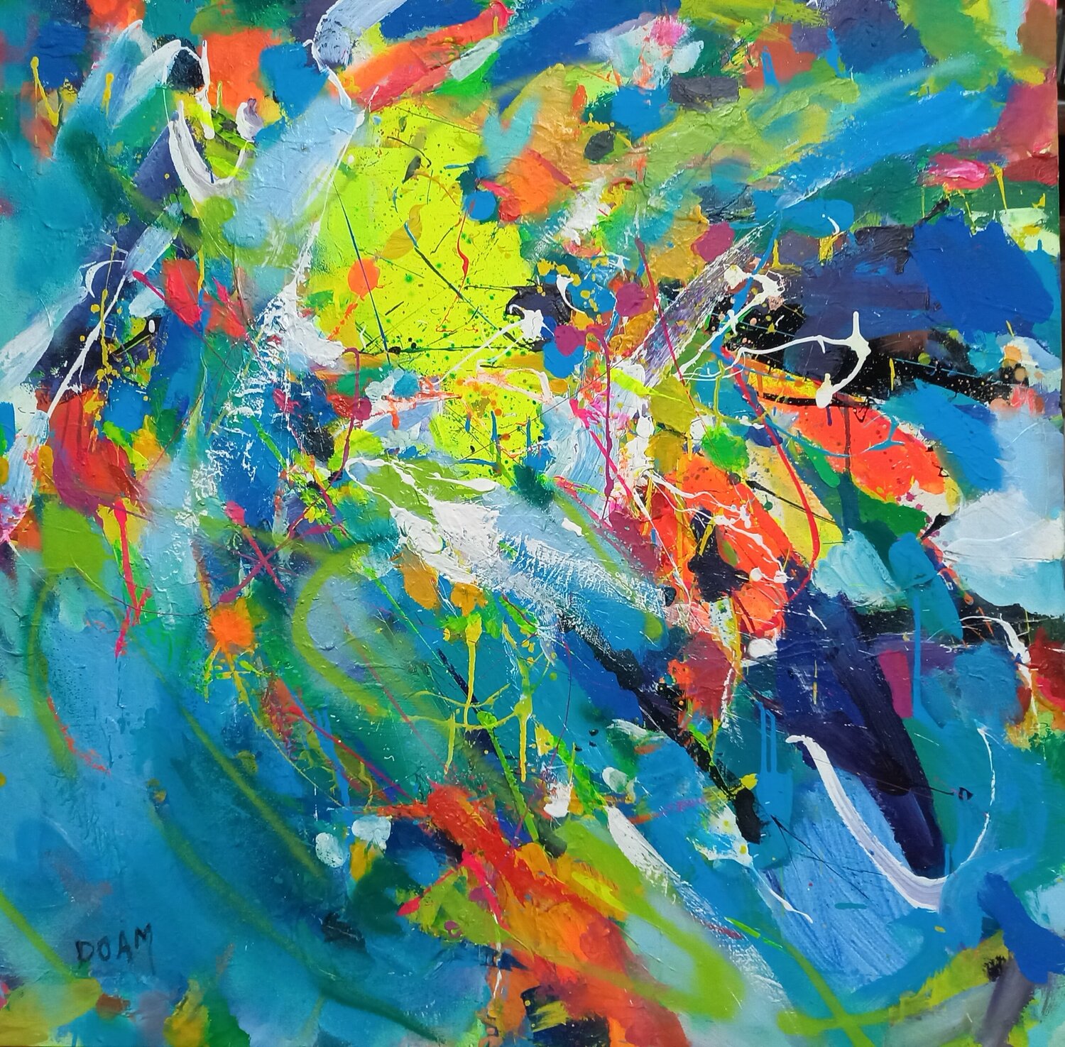 En vert et contre tout! DOAM Original painting for sale