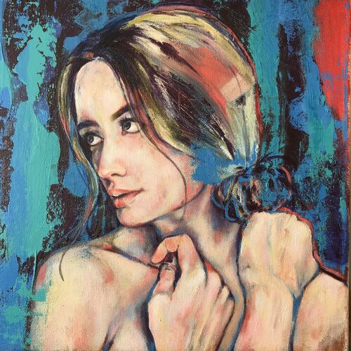 Under my skin by Ewa Mazur-Koj, Painting for Sale on Select