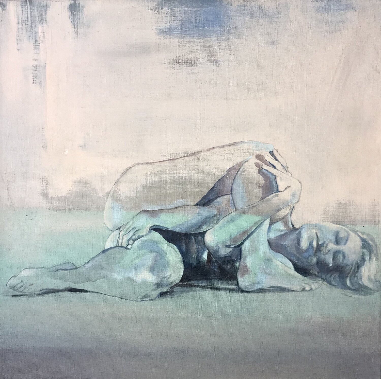 Chameleon Ewa Mazur-Koj Original painting for sale