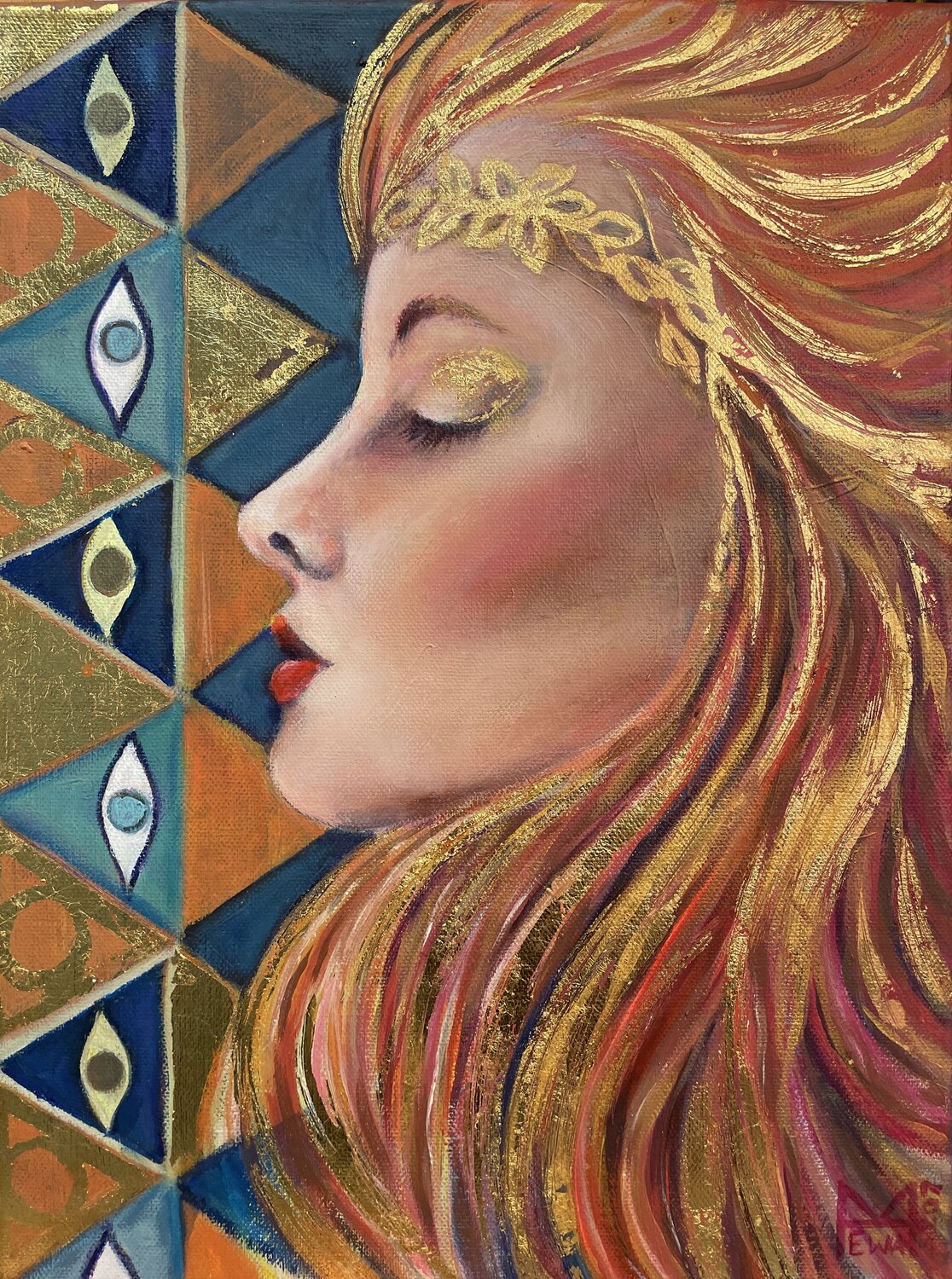 Woman Feelings nr. 2 Ewa Mazur-Koj Original painting for sale