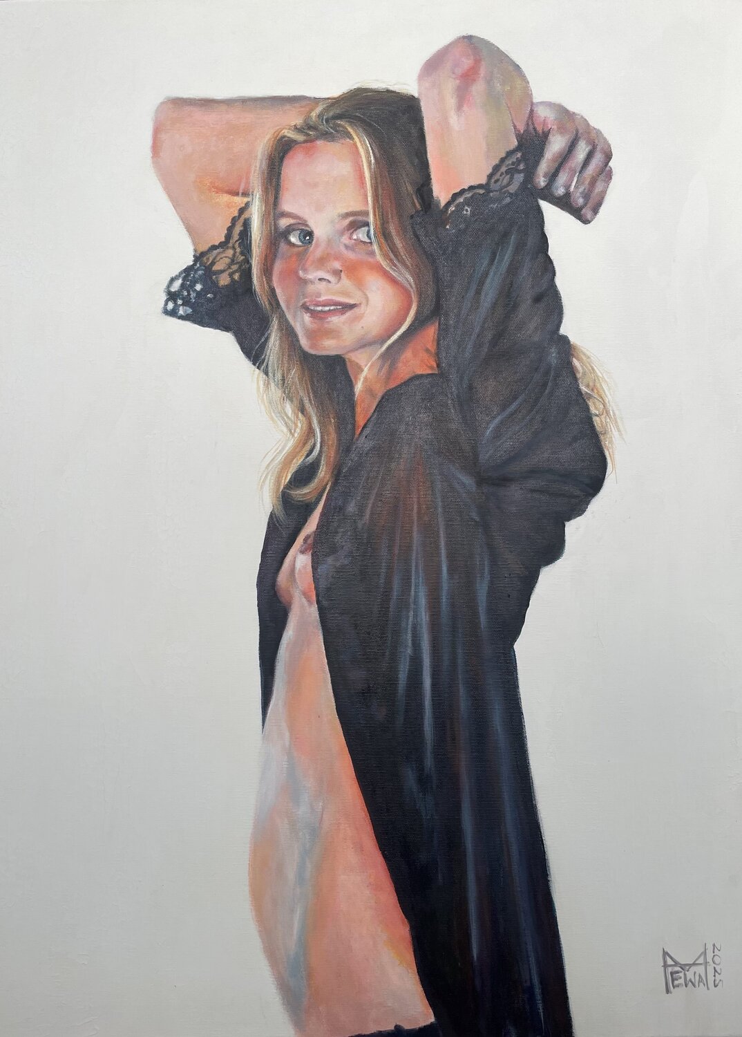 The voice of shadow Ewa Mazur-Koj Original painting for sale