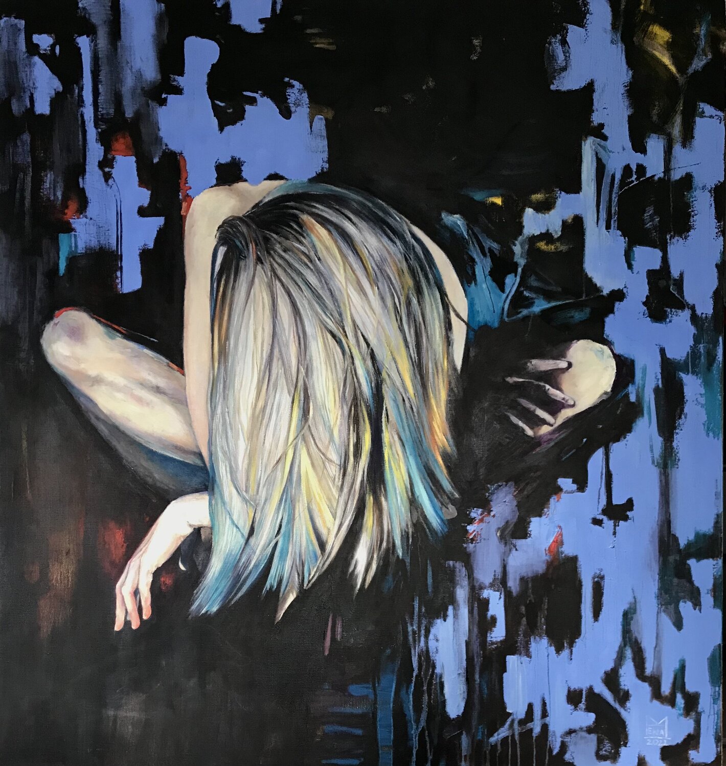 In my mind Ewa Mazur-Koj Original painting for sale