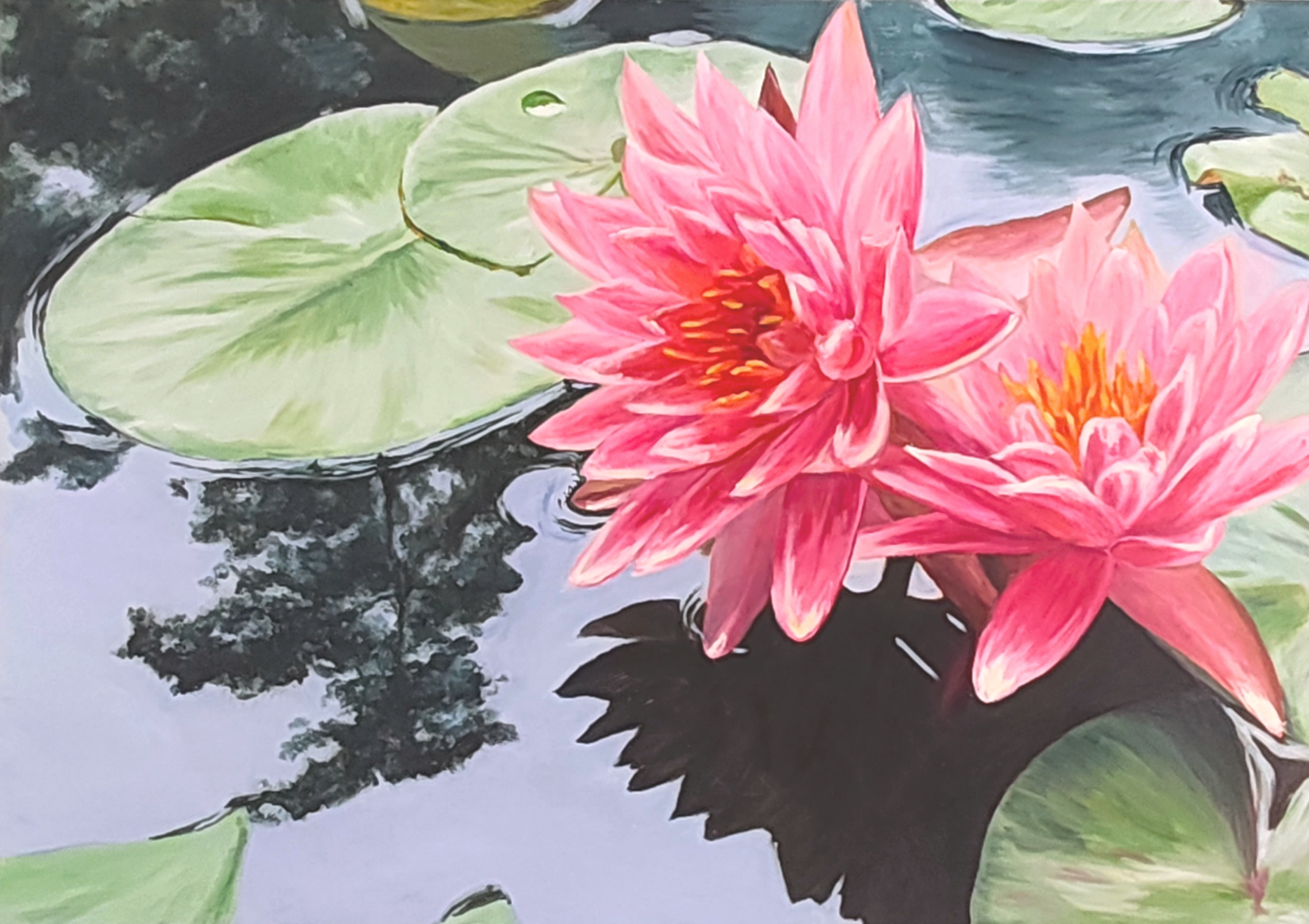 Topic Seerose paintings