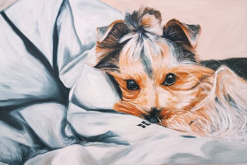 With love yours by Mantas Naulickas, Painting for Sale on Select