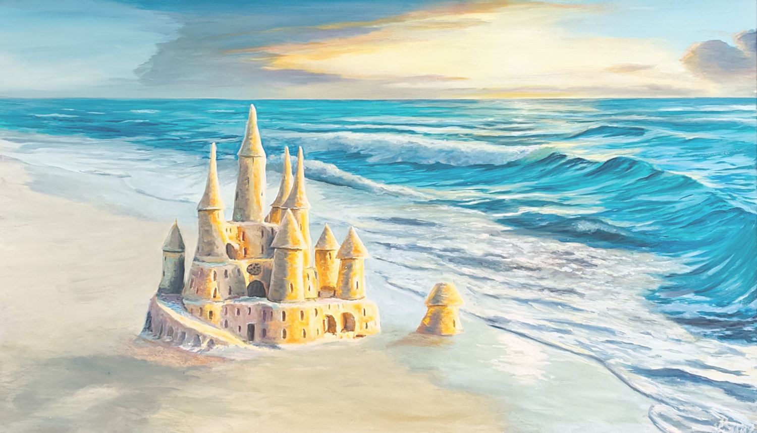 Big wishes Mantas Naulickas Original painting for sale