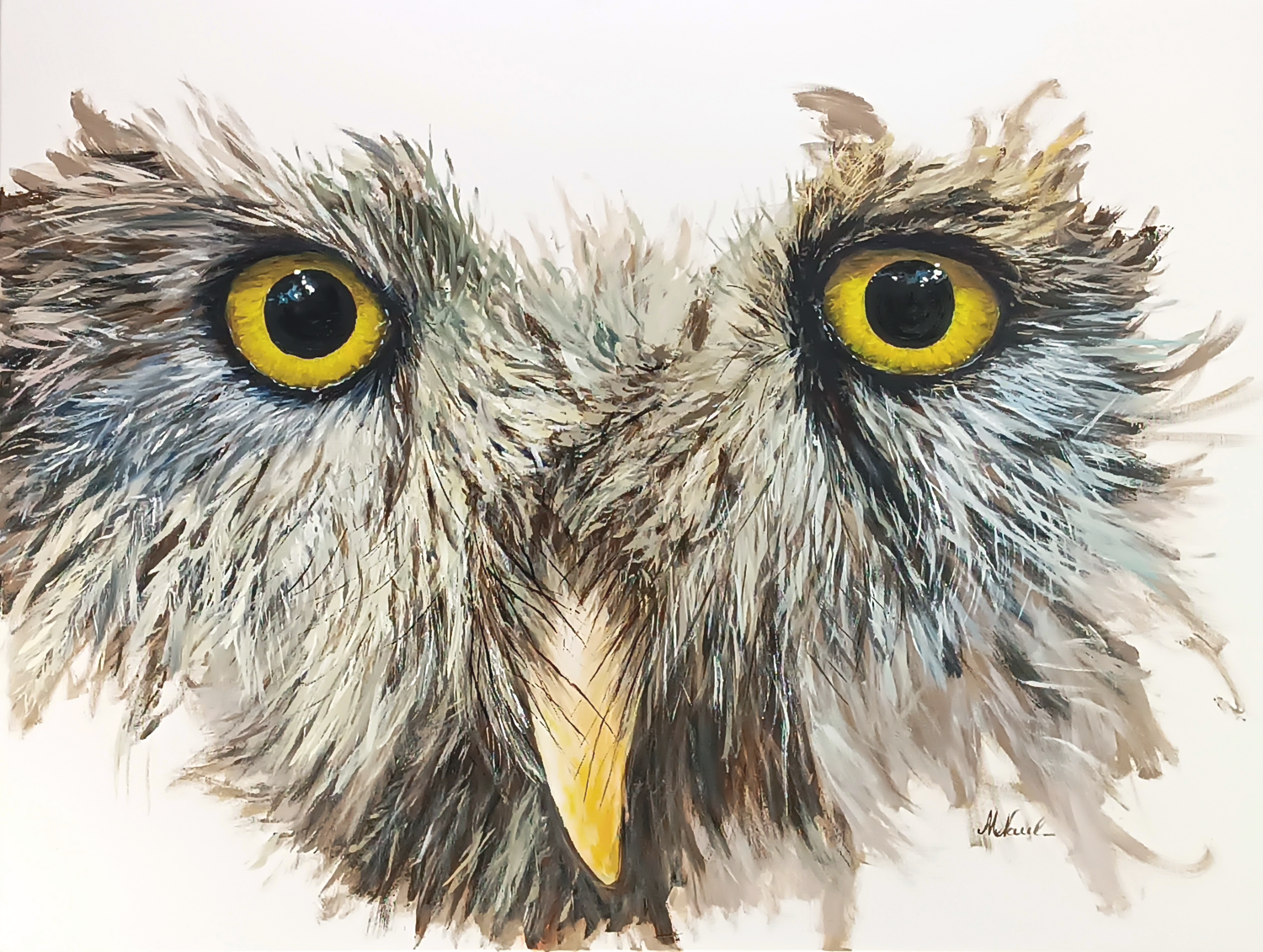 Think Mantas Naulickas Original painting for sale