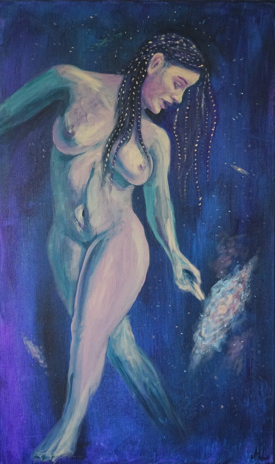 Star Mother Magnus Lindblom Original painting for sale