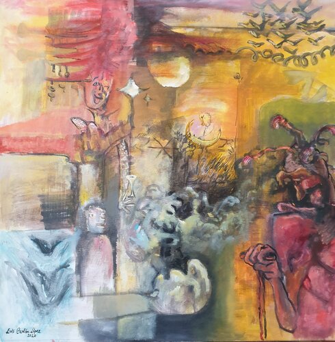 "El Aliento" by Luis Carlón López, Painting for Sale on Select